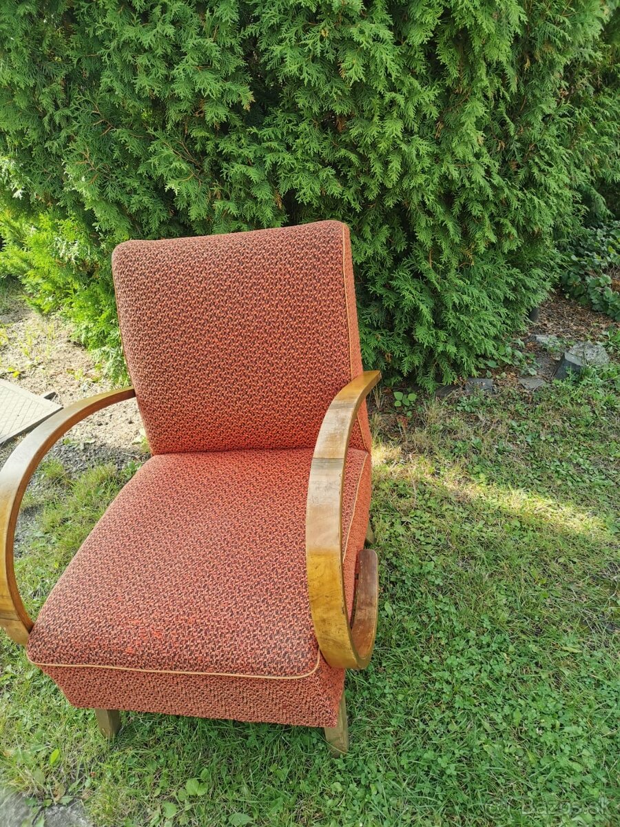Predám retro kreslo Halabala - 3