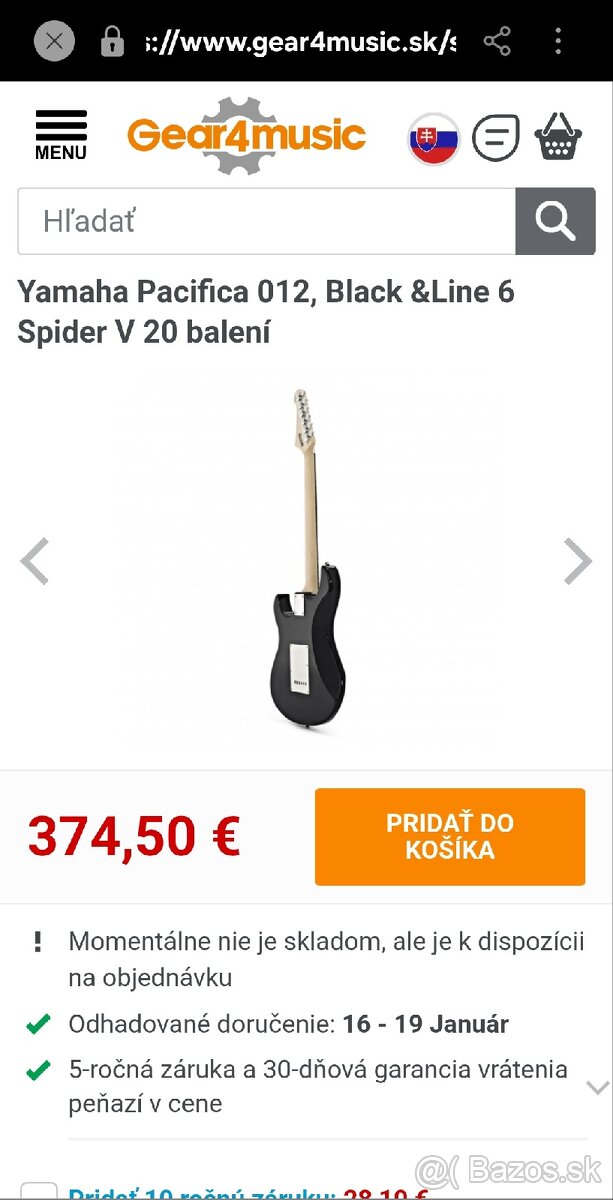 Elektronická gitara - 3