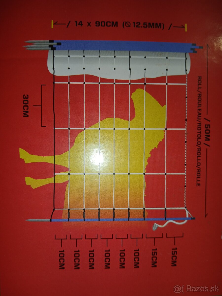 Eletrický plot oplotok, elektrická sieť - 3