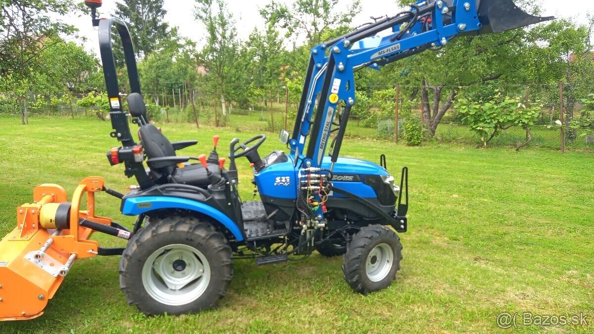 Predám traktor Solis 26 9+9 aj s čelným nakladačom. - 3