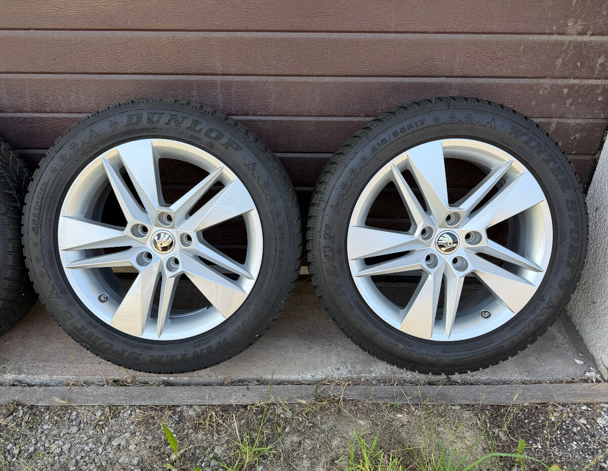 originální ALU kolesá škoda markab 5x112 s TPMS - 3