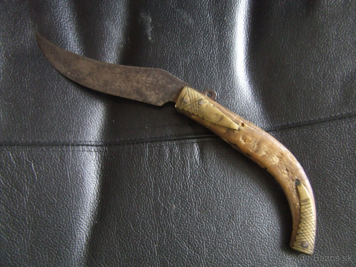 Balkánsky starý zatvárací nôž. 18 storočie - 3