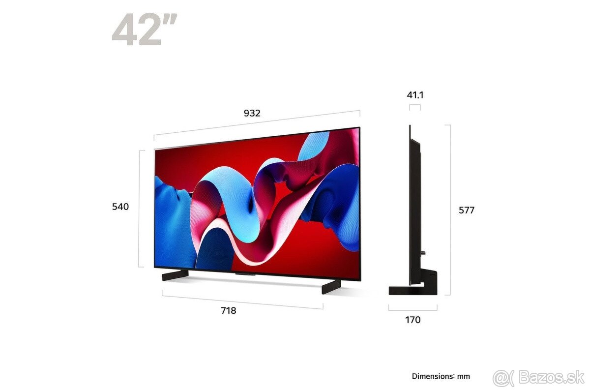 42" OLED TV LG OLED42C44 - 3