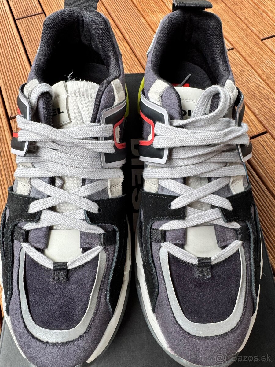 TENISKY DIESEL S-KIPPER LOW TREK II GREY/WHITE - 3