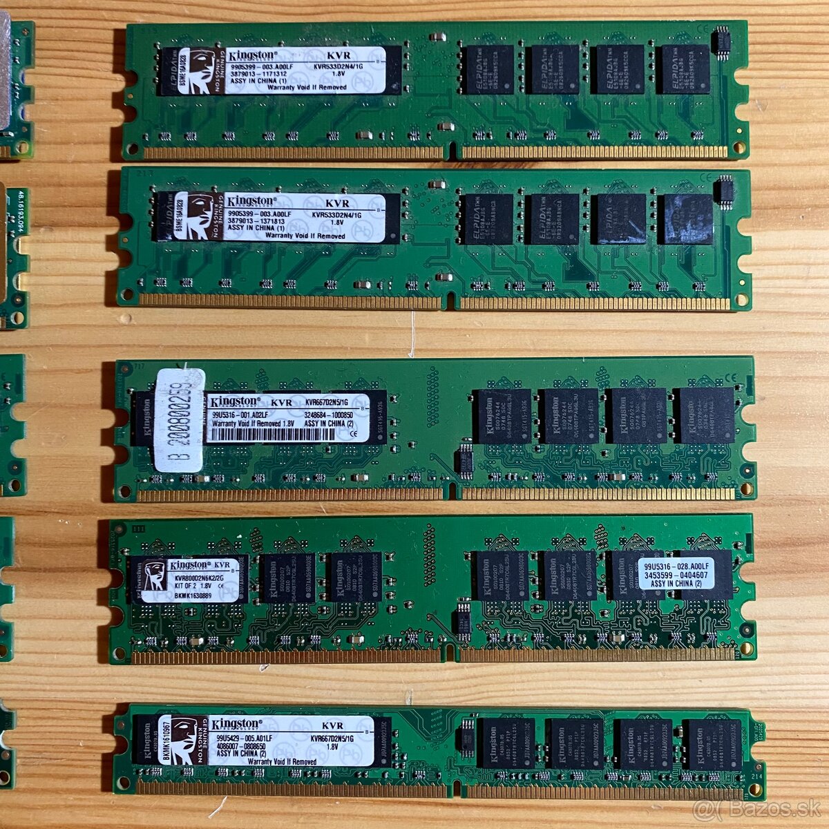 Predám RAM pamäte – DDR2 (mix modulov) - 3