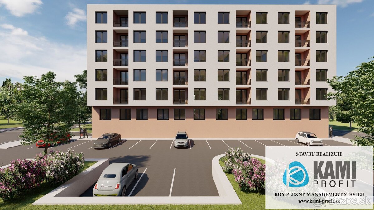 1 izbový byt s balkónom v novostavbe - 3