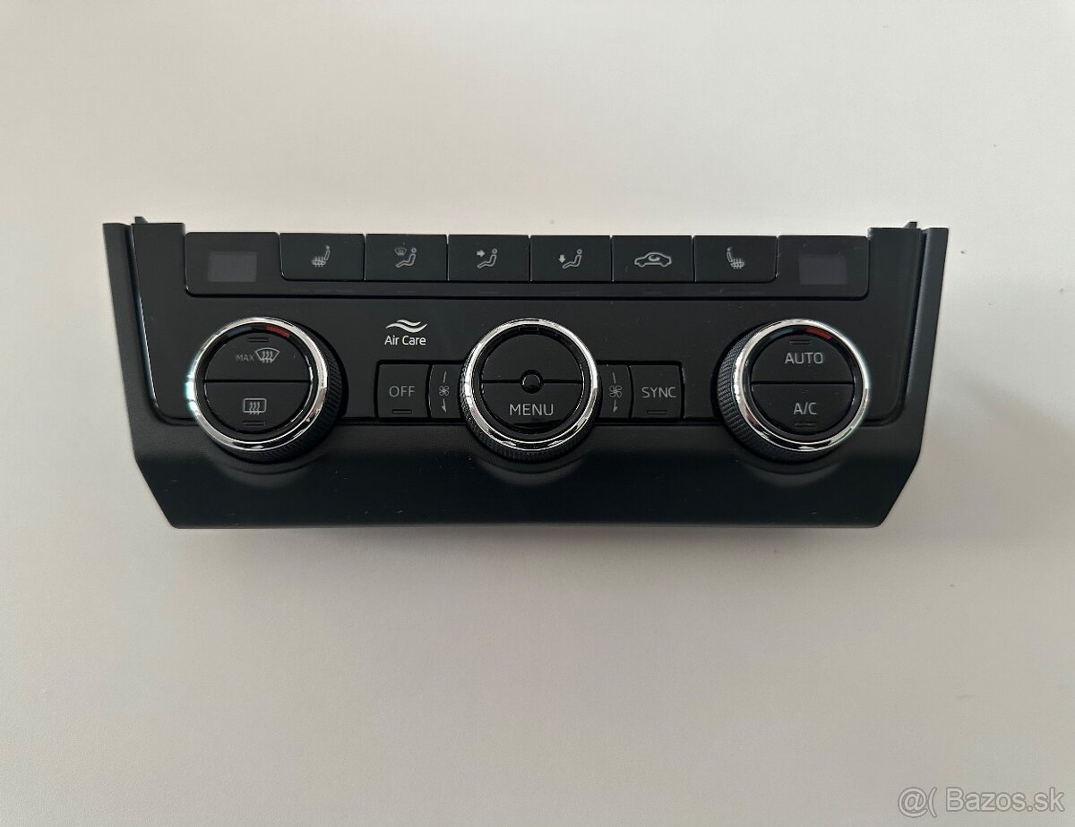 Škoda Octavia 3 panel kúrenia Climatronic facelift - 3