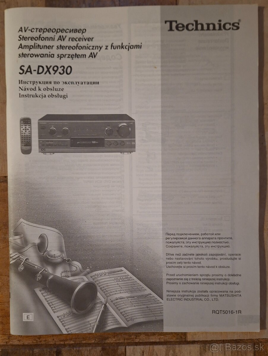 Technics 🥰 originál Manuali❤️ - 3