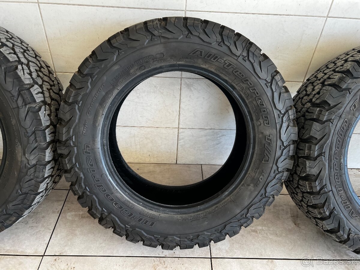 265/60r18 BF Goodrich All-Terrain T/A