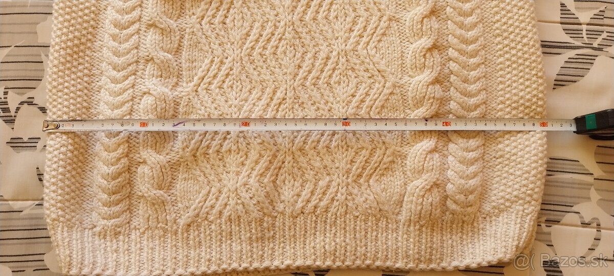 Ručne štrikovaný sveter seversky vzor - 3