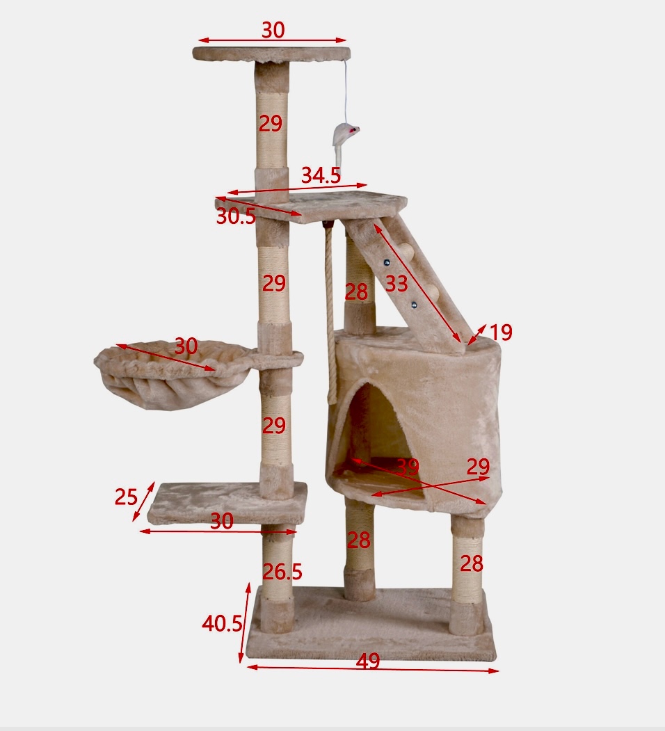 Škrabadlo pre mačky 118cm - 3