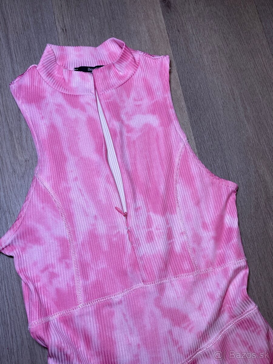 Dámsky ružový overal Bershka, veľkosť S (XS–S) - 3