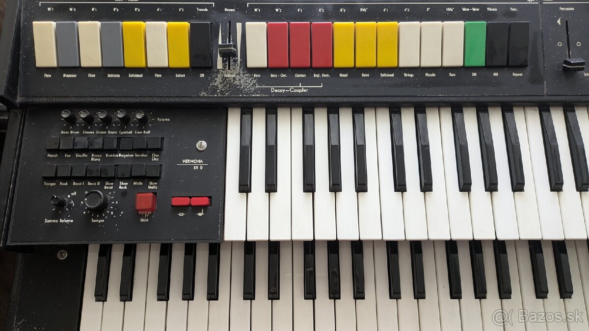 Elektronický organ Vermona ET 6-2, ER 9 - 3