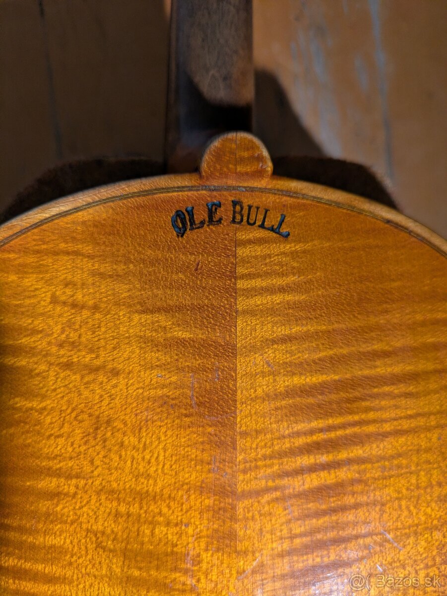 Predám stare nemecké husle Olé Bull - 3