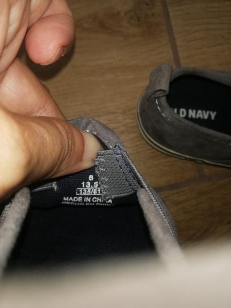 Šedé mokasínky velkost 22 - 3