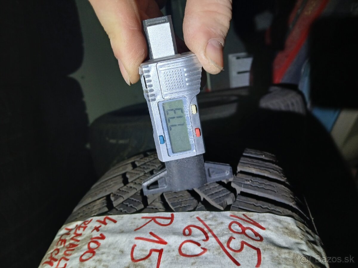 Zimné pneu 185/60 R15 na diskoch - 3