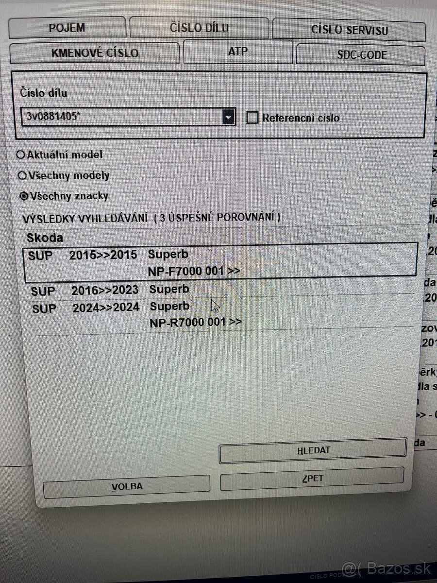 Potah SKODA Superb Alcantara - 3