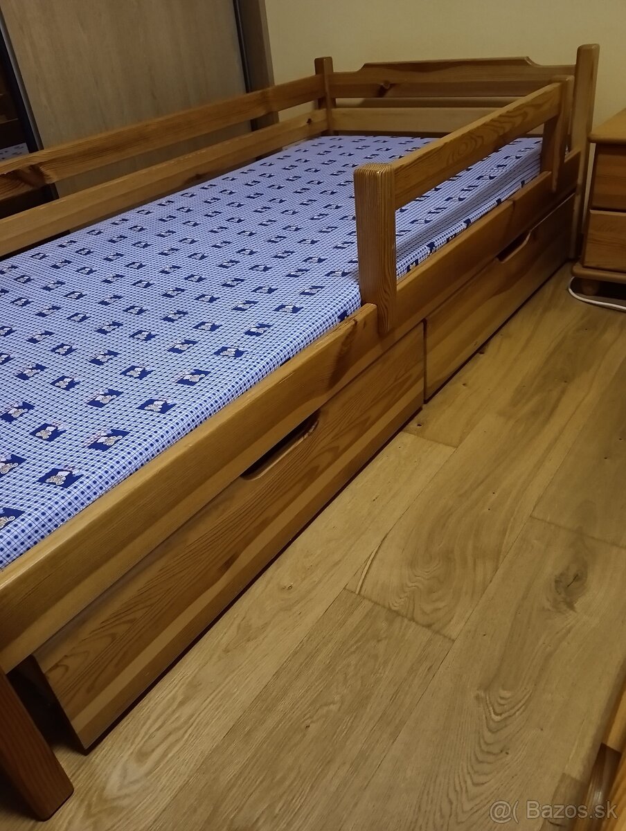 Detska postel 80x180 cm s uloznym priestorom - 3