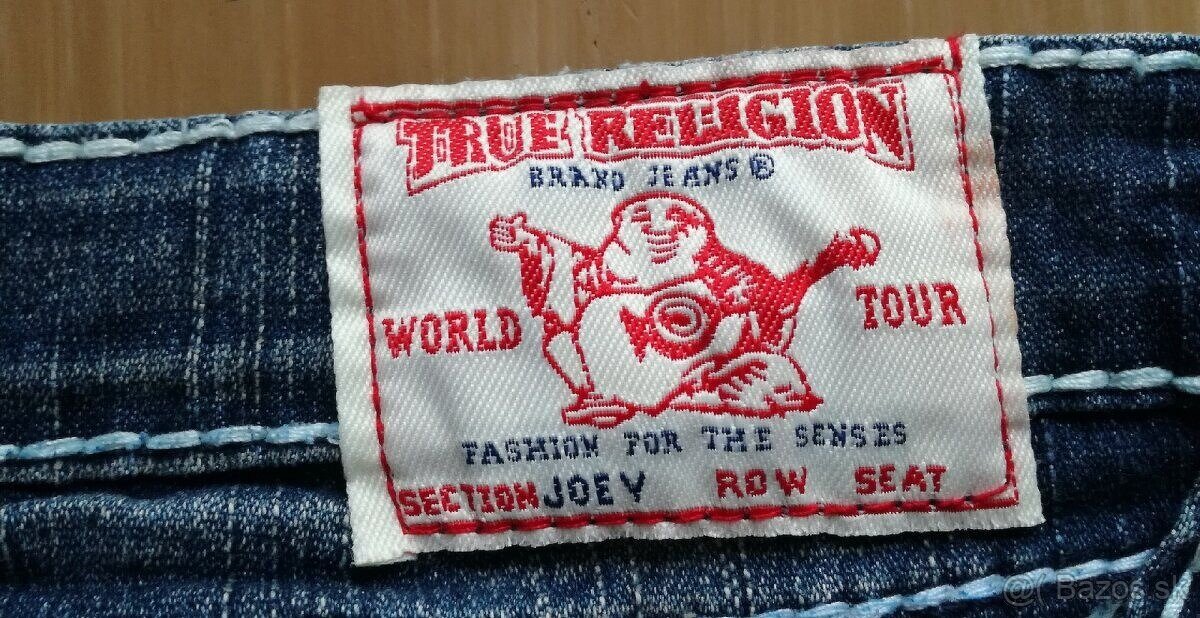 TRUE RELIGION tmavomodré dámske značkové rifle (NOVÉ) - 3