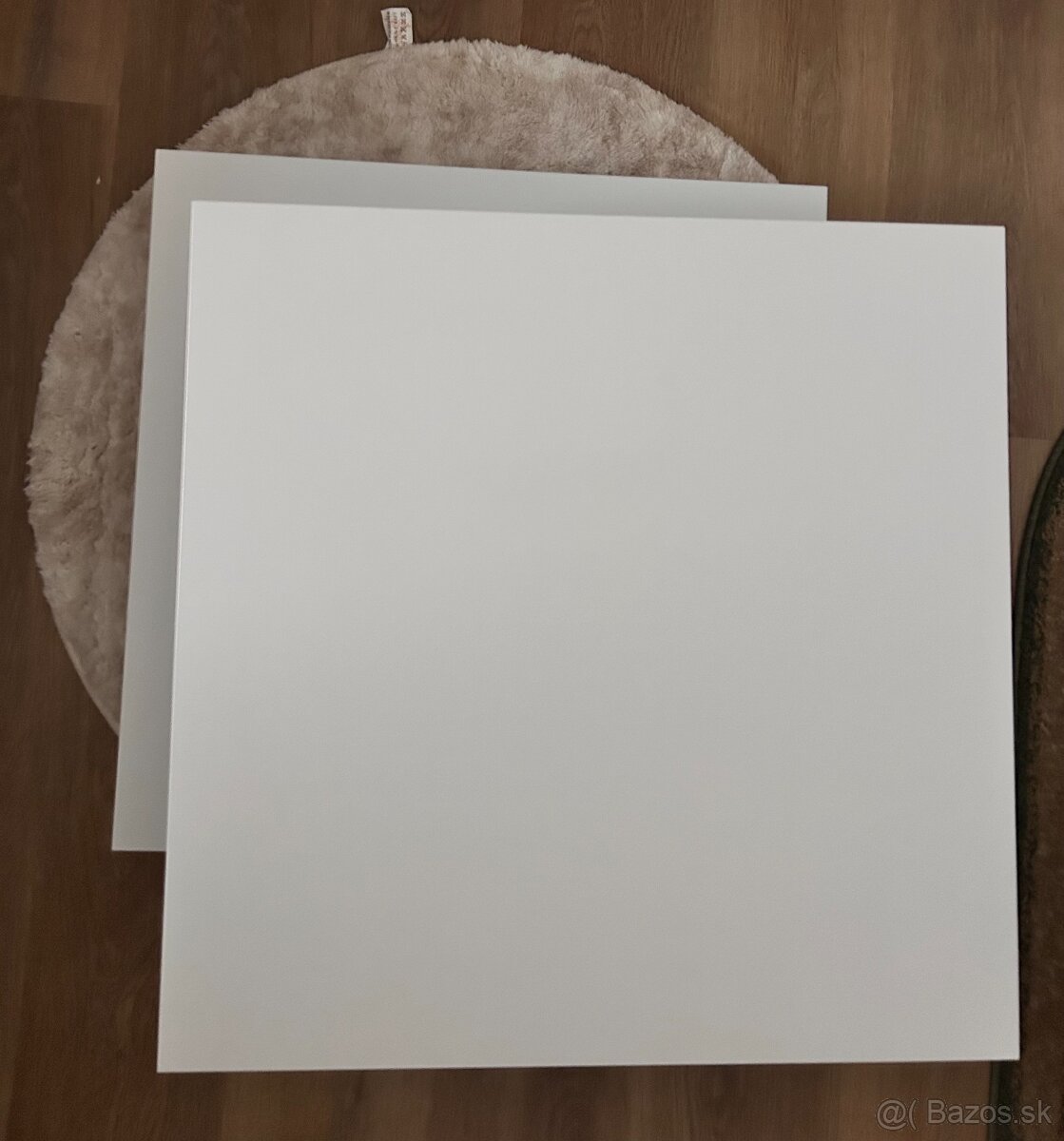 Konferenčný stolík, biely - 3