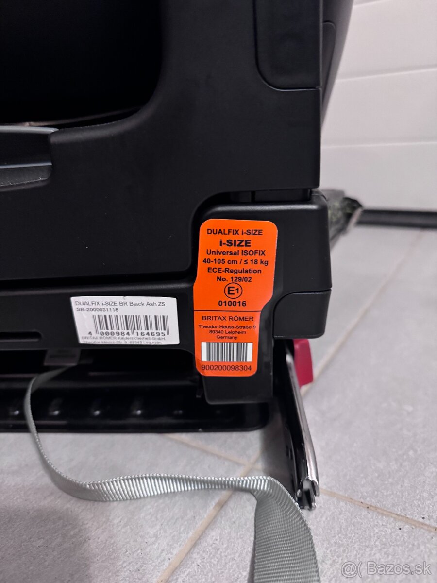 Predám detskú sedačku Britax Romer dualfix - 3