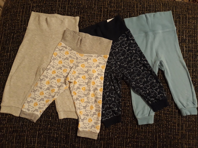 Tenké tepláky v.62-68 - 8 ks - 3