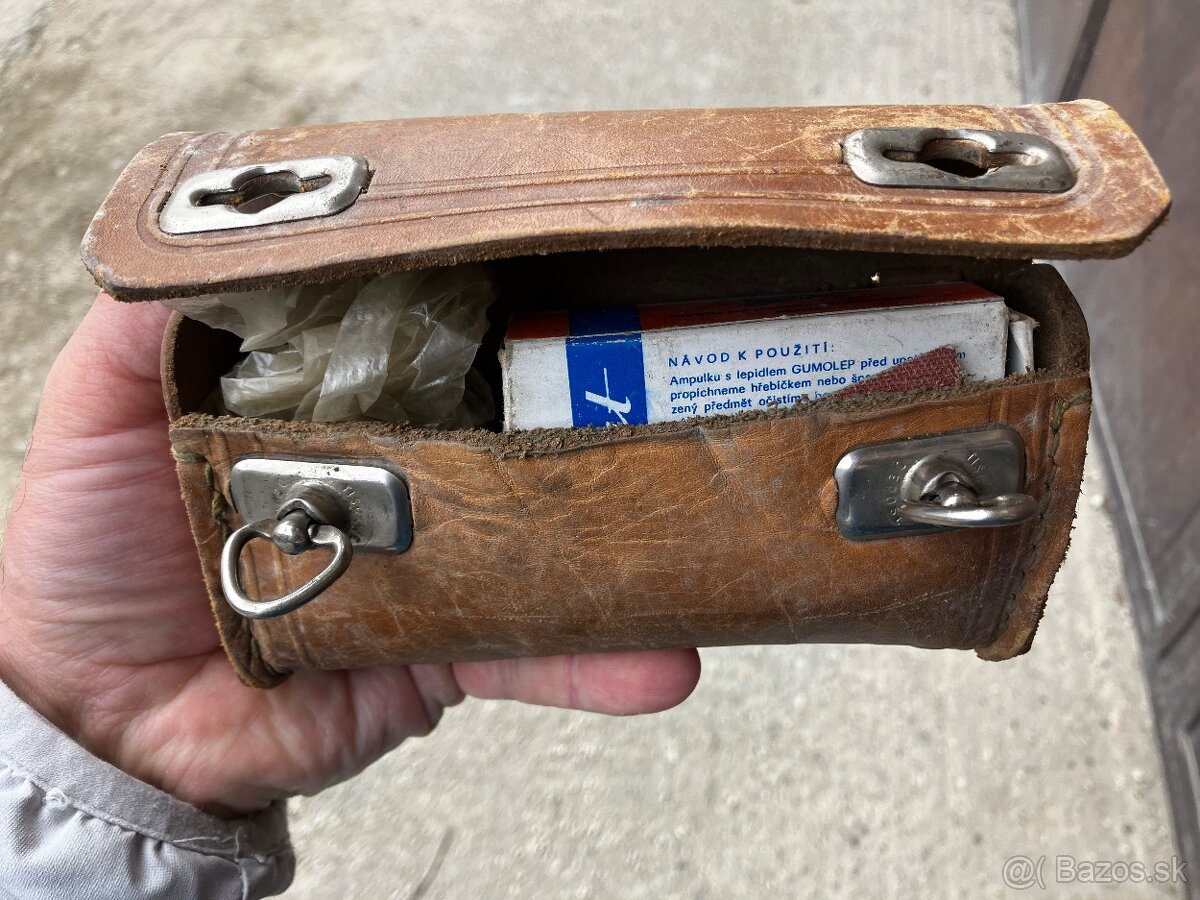 Kožená kapsička na bicyklové náradie - 3