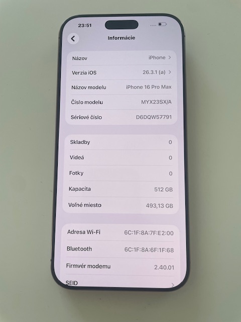 Krásny Iphone 16 Pro Max 512GB - 3