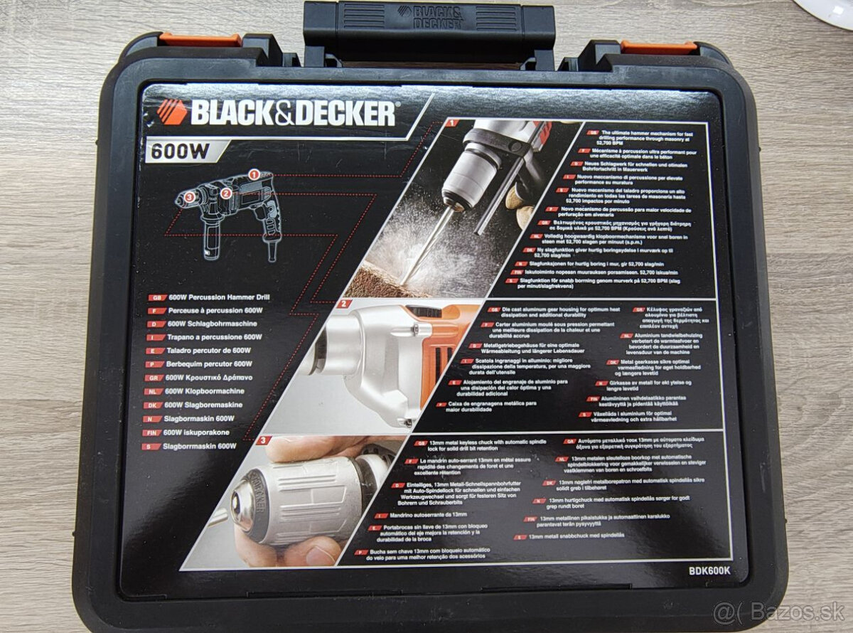 Priklepova vrtacka Black&Decker BDK600K - 3