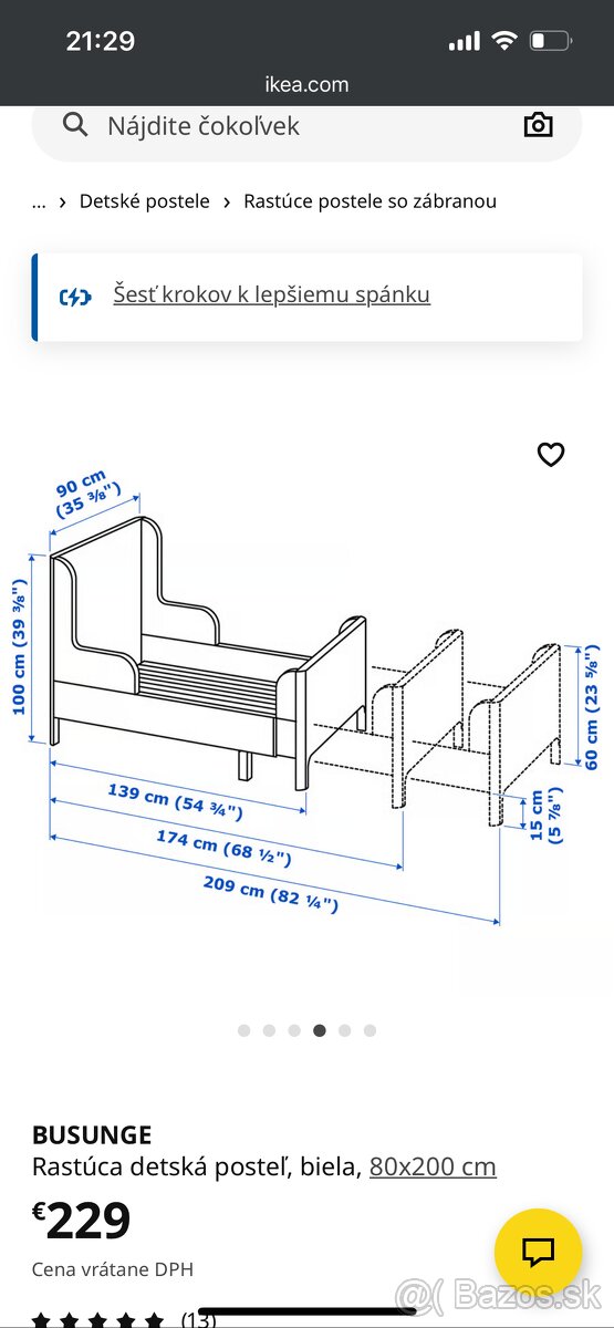 Detská rastúca postel ikea - 3