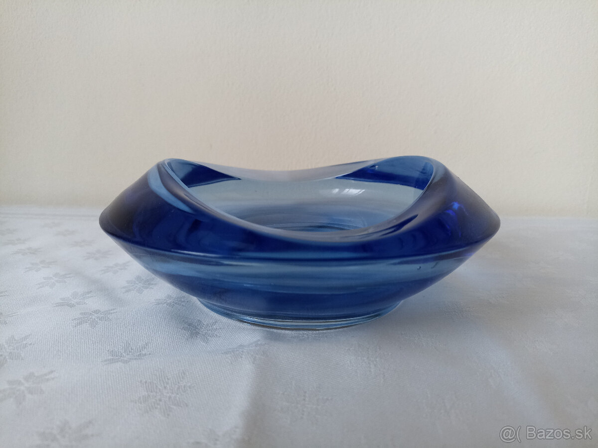 Retro sklenený popolník Jurnikl Rosice, 1962 - 3