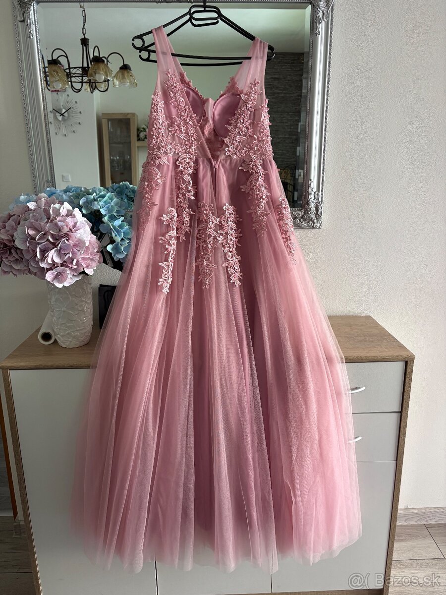 Ružové šaty 38/M - 3