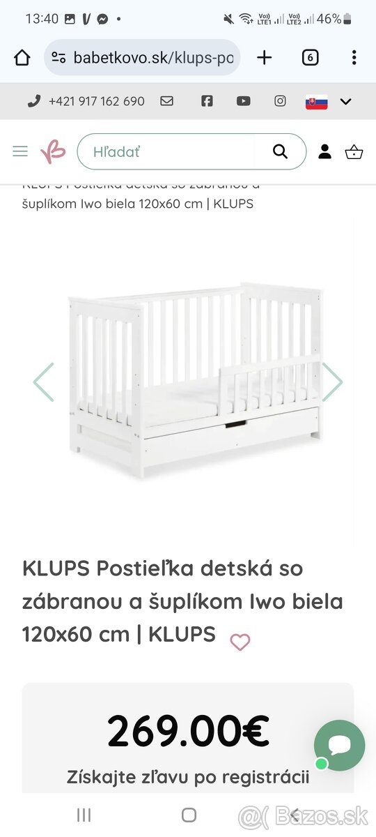 Detská postieľka s úložným priestorom - 3