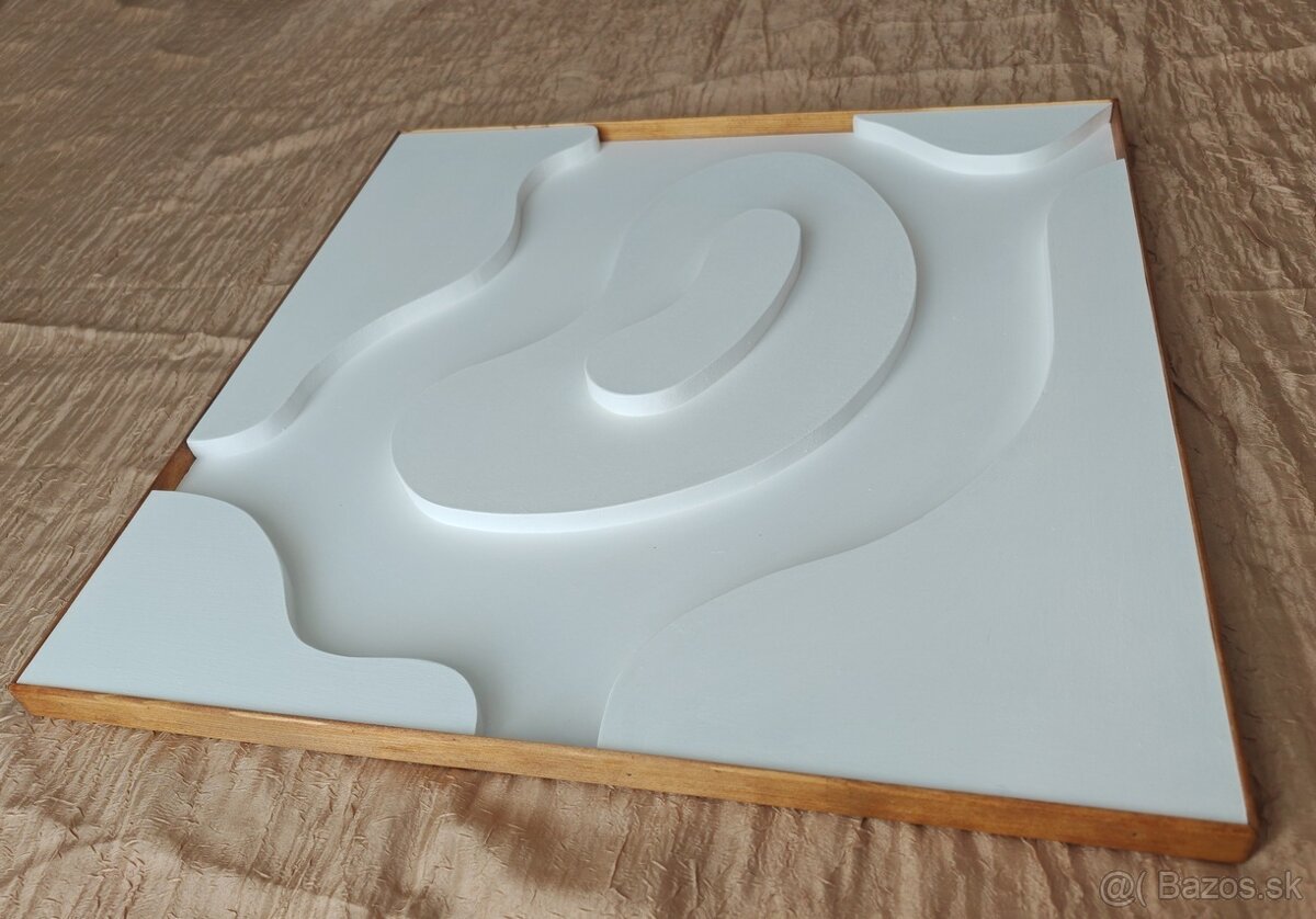 Abstraktný reliéfny obraz - 3