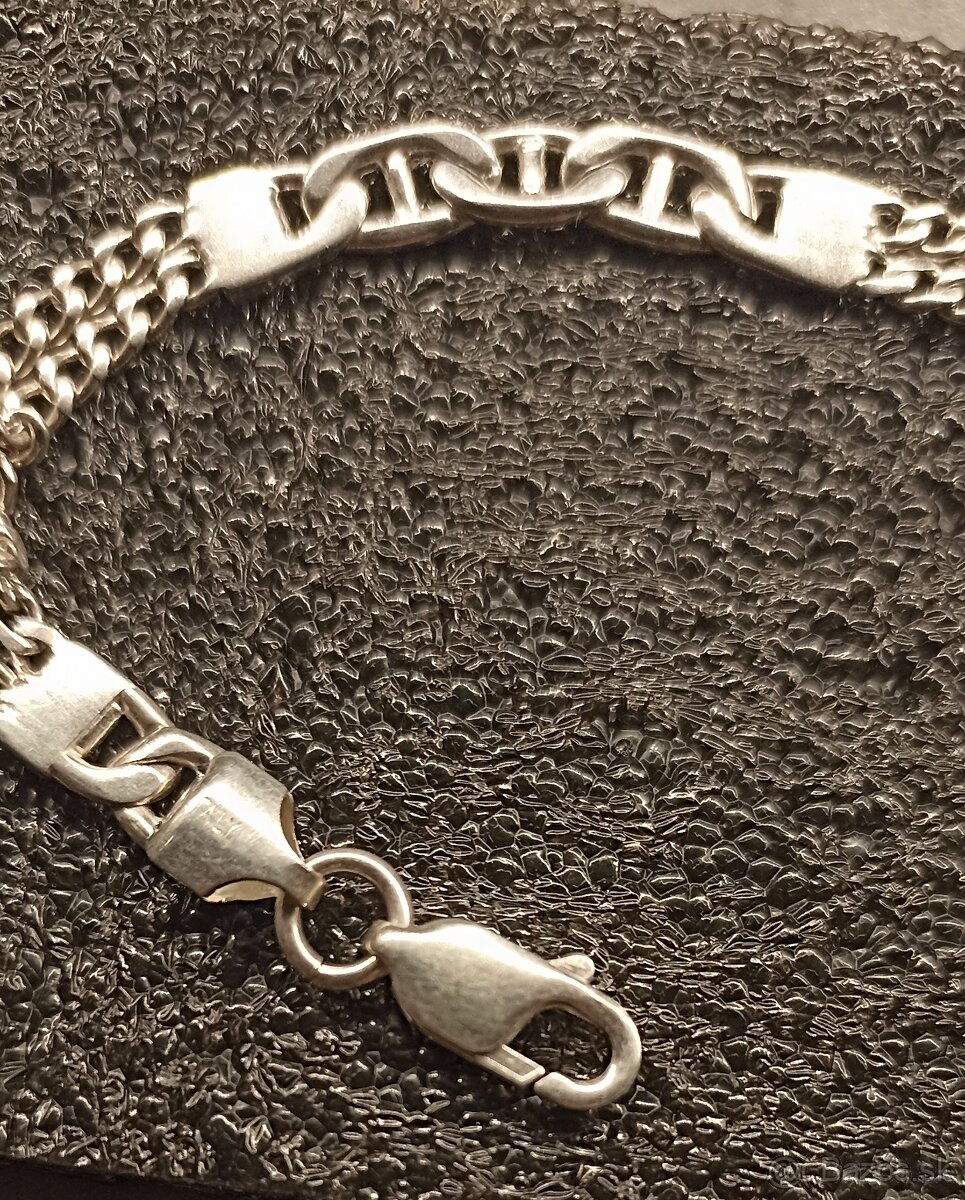 Strieborný dámsky náramok - 3