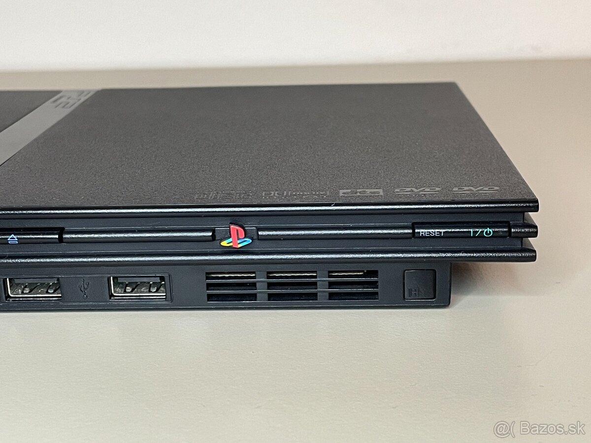 PS2 Slim SPCH 70004 + 5 hier + ovládač + memory card - 3