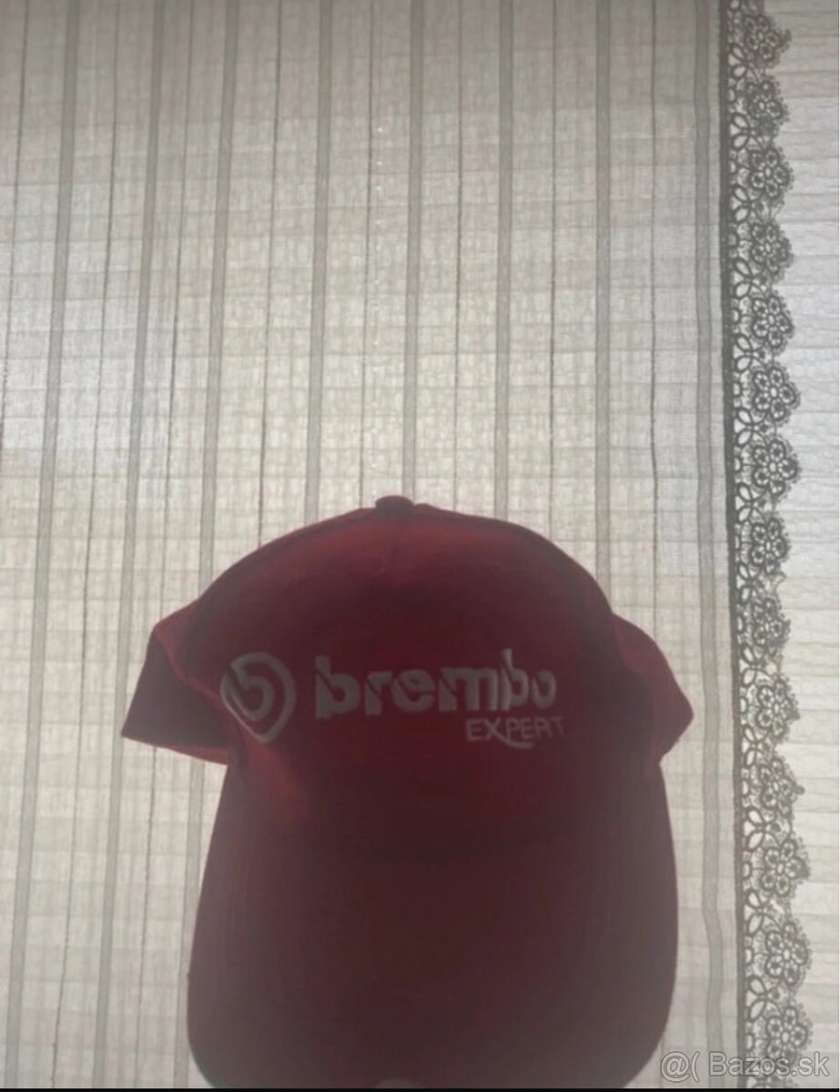 Červená šiltovka Brembo - 3