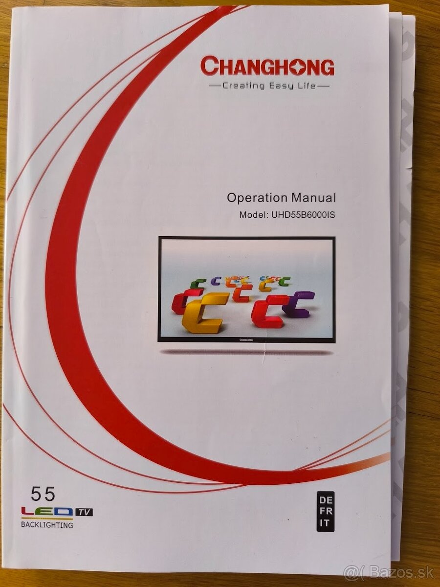 3D 4K UHD Changong 140 cm LED TV. - 3