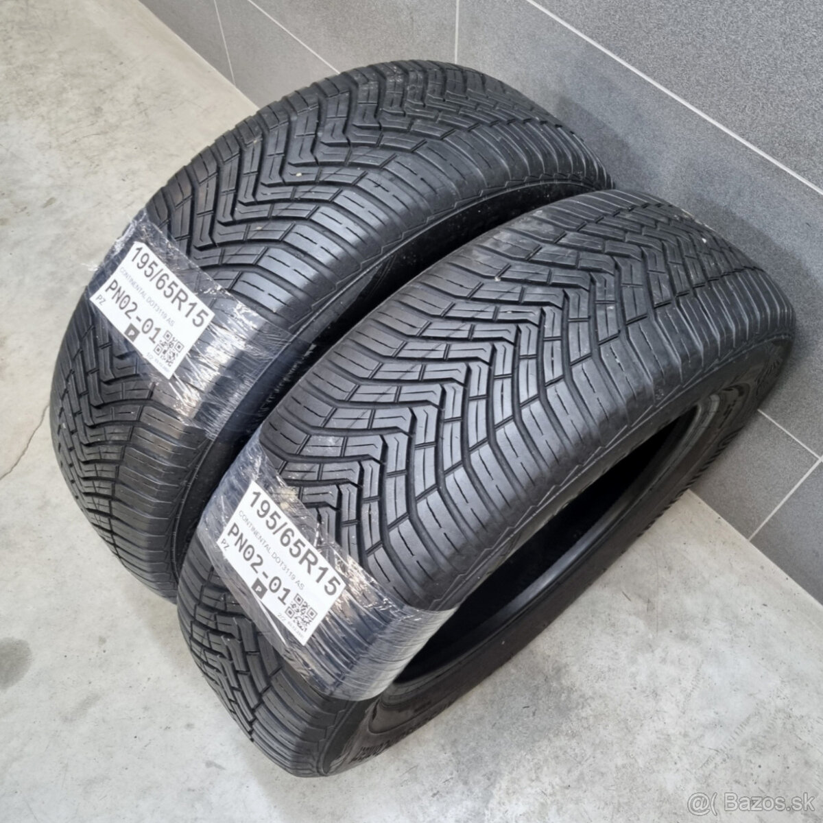 Celoročné pneumatiky 195/65 R15 CONTINENTAL - 3