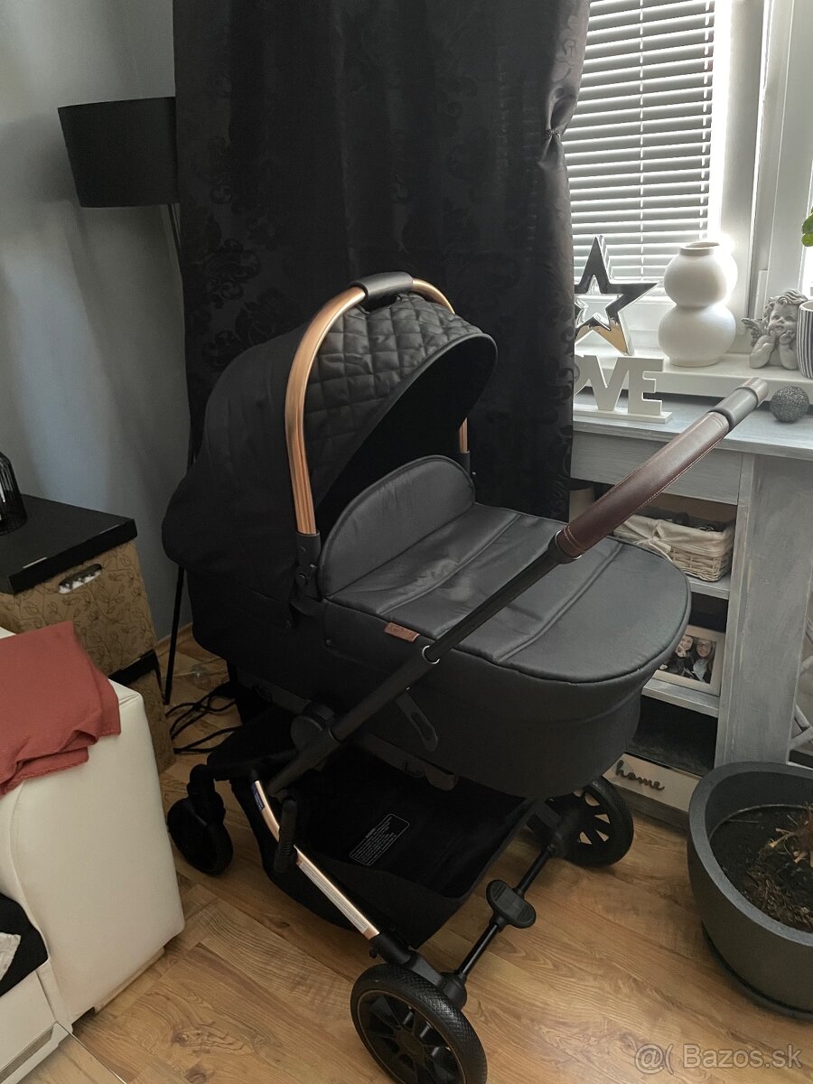 TOURAGOO Flexee 2 Black Rosegold kombinovaný 3in1 kočík - 3