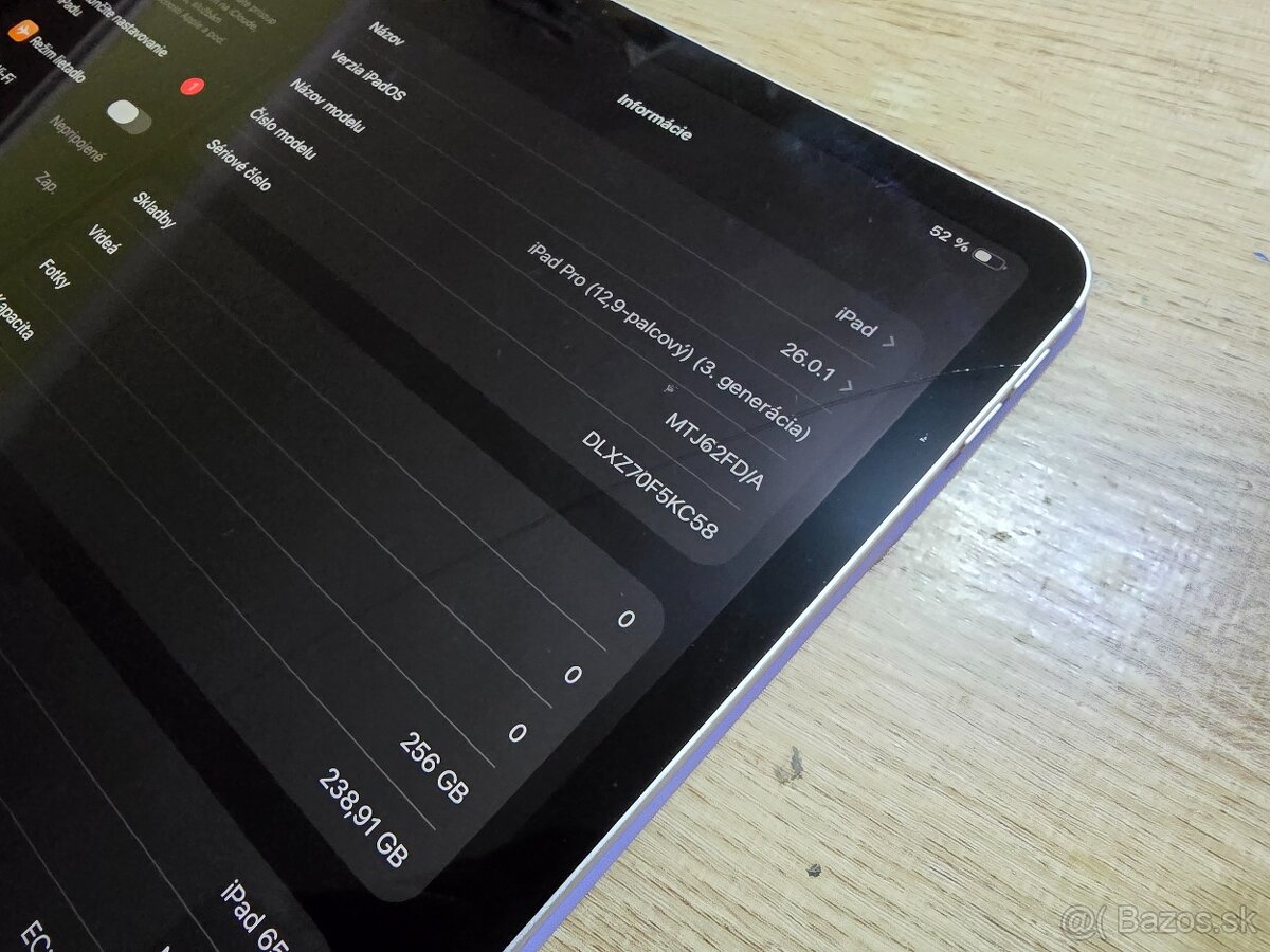Ipad pro 12.9 palcovy 256gb s perom plnefunkcny ma len jemne - 3