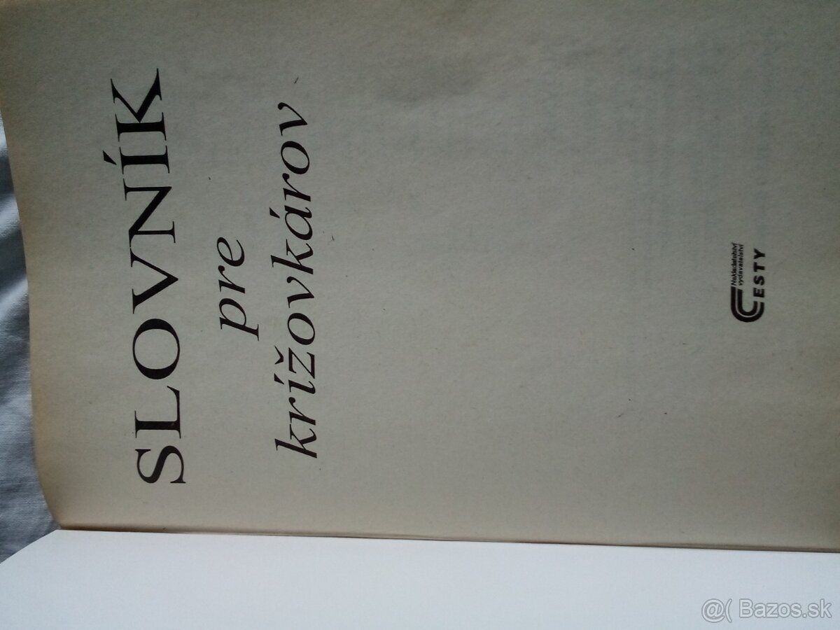 Slovník pre krížovkárov - 3