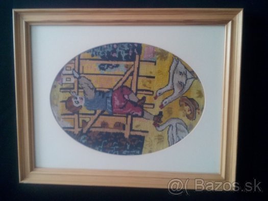 vyšívané obrazy - 3