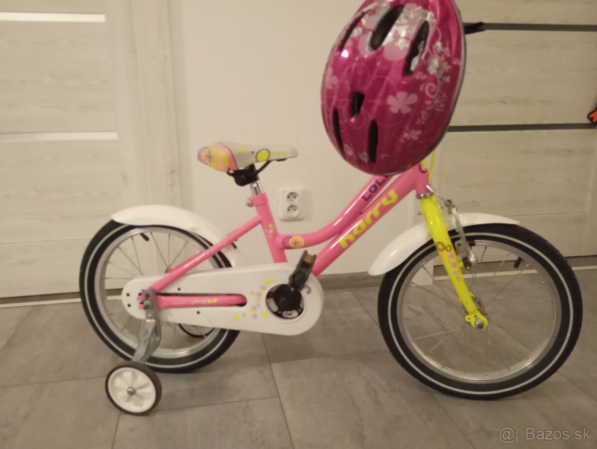 Dievčenský bicykel 16 Ružový Harry Lolly - 3