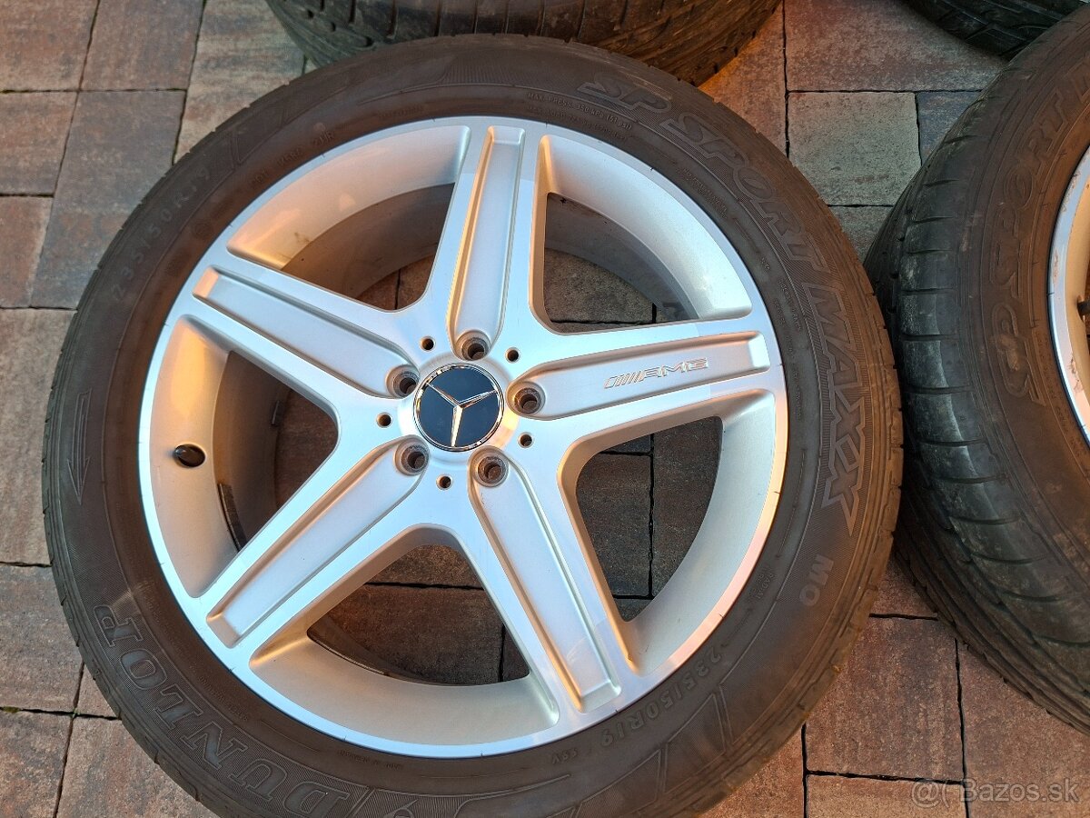 Predám hlinikové disky org.Mercedes GLK-AMG--R19-dvojrozmer - 3