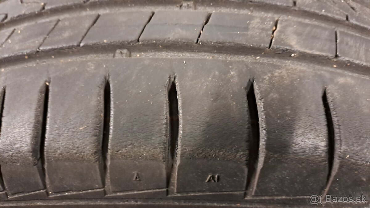 Predám 4ks jazdené letné 195/65r15-91H Hankook - 3
