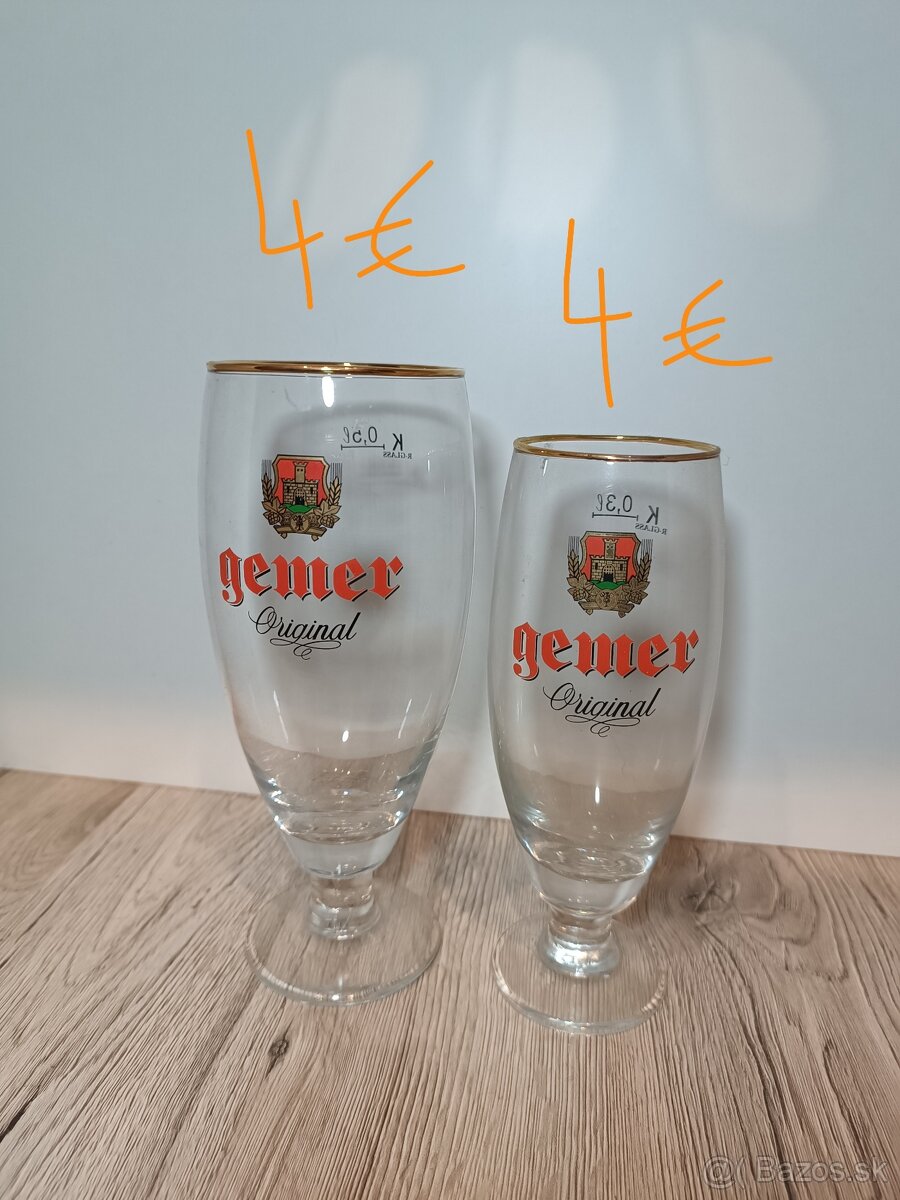 Slovenské pivové poháre 1 - 3