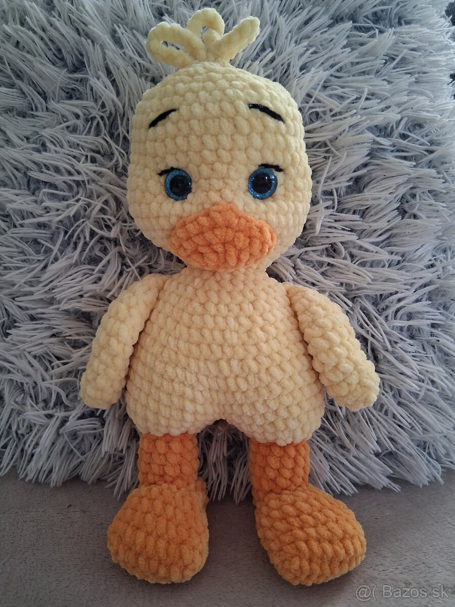 Háčkovaná hračka- kačička - 3