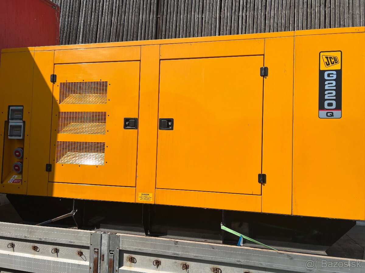 Elektrocentrála, generátor JCB G220Q, 2300 mth - 3