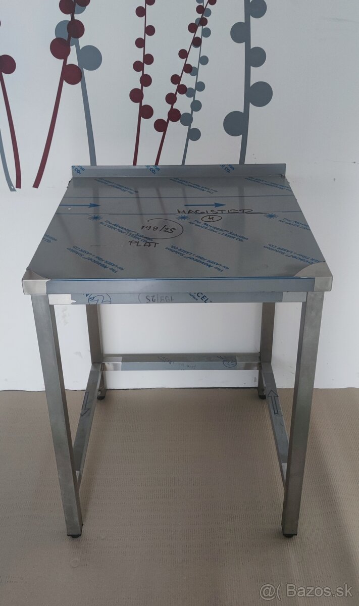 Gastro nerezový stôl, kuchynské pracovné stoly, mäsiarské - 3